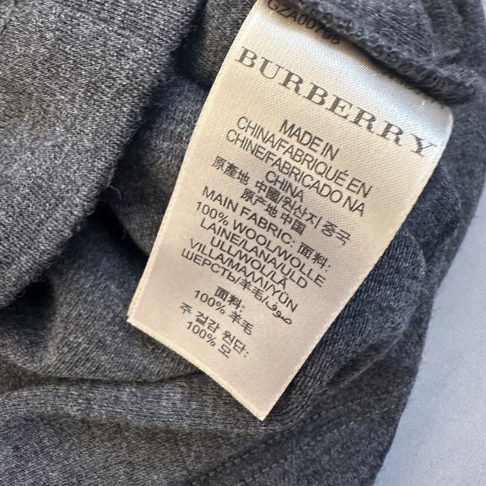 Burberry Brit Dress Womens Small Sz 2 Wool High Neck Novacheck Pockets - Picture 9 of 16
